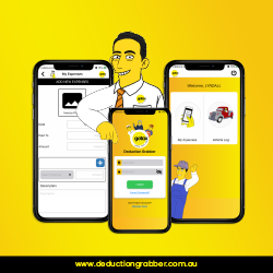 Get your tax deductions ready NOW with Deduction Grabber, a handy tool to record your tax deductions